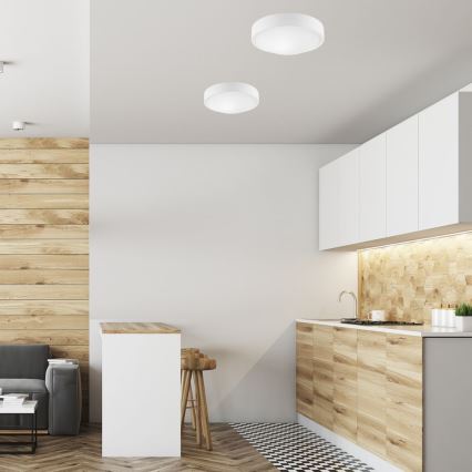 Iluminação de teto JONAS 1xE27/60W/230V diâmetro 26 cm branco