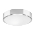 Iluminação de teto JONAS 1xE27/60W/230V diâmetro 26 cm cromado brilhante