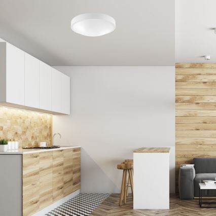 Iluminação de teto JONAS 2xE27/60W/230V diâmetro 36 cm branco