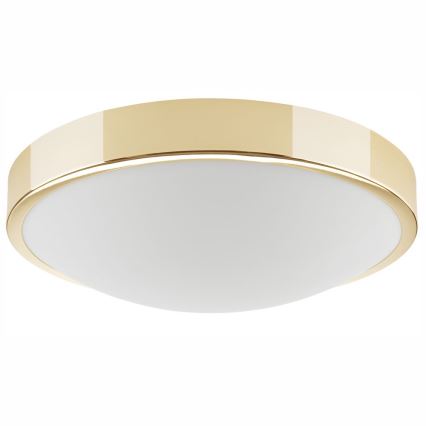 Iluminação de teto JONAS 2xE27/60W/230V diâmetro 36 cm dourado