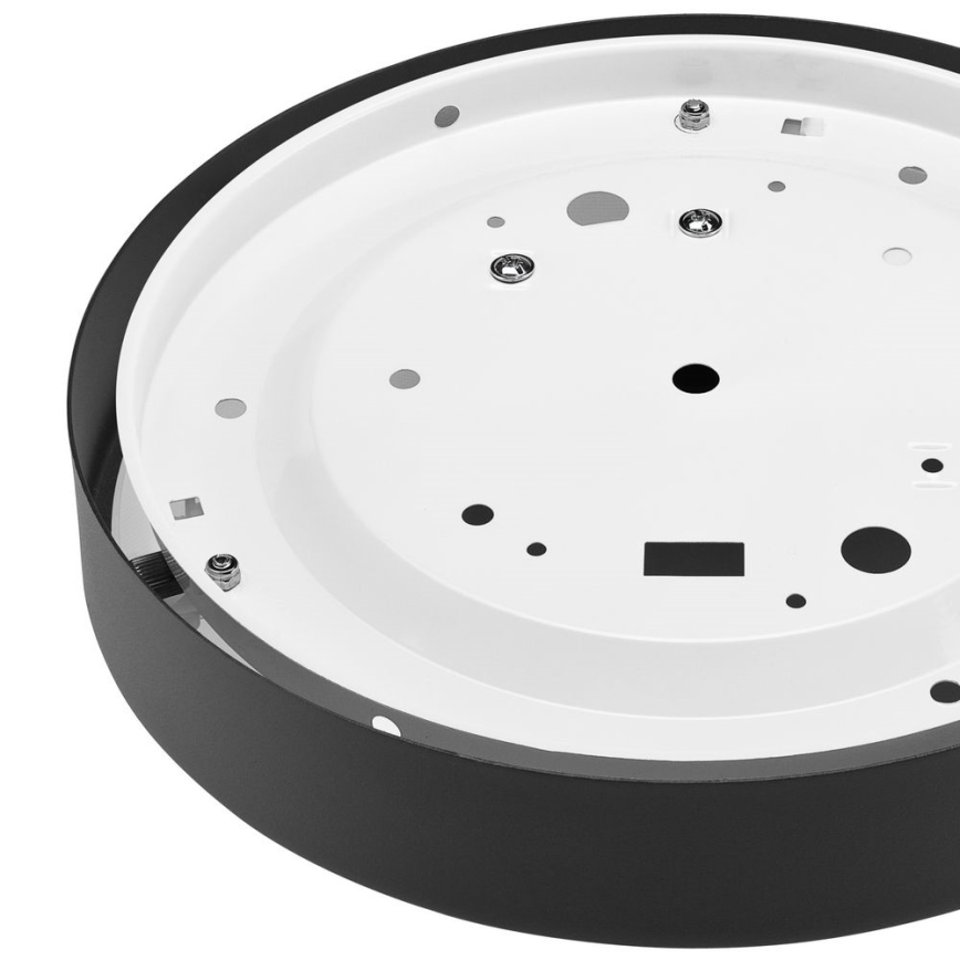 Iluminação de teto JONAS 2xE27/60W/230V diâmetro 36 cm preto