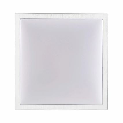 Iluminação de teto KAZIMIERZ 2xE27/20W/230V 29,5x29,5 cm prateado