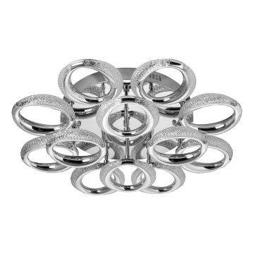 Iluminação de teto LED 12xLED/14W/230V 3000-5000K diâmetro 60 cm cromado brilhante