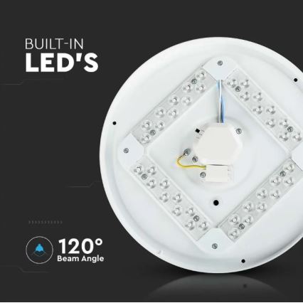 Iluminação de teto LED/18W/230V d. 31 cm 3000/4000/6400K