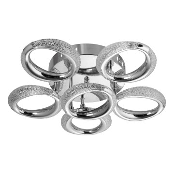 Iluminação de teto LED 6xLED/14W/230V 3000-5000K diâmetro 46 cm cromado brilhante