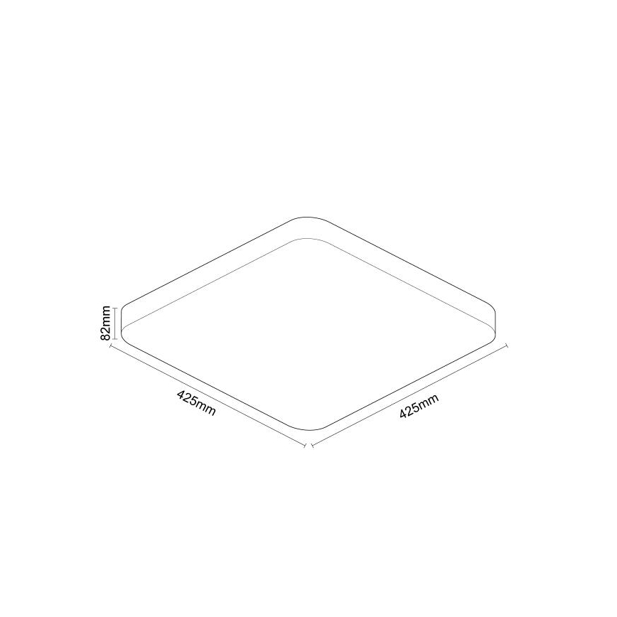 Iluminação de teto LED com regulação com controlo por voz OPAL LED/48W/230V 2700-6500K branco + comando