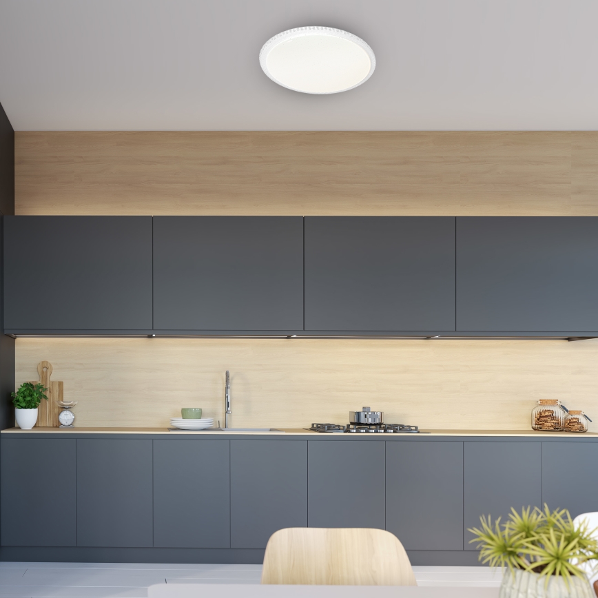 Iluminação de teto LED com regulação CRUZ com controlo remoto 1xLED/66W/230V 3300lm