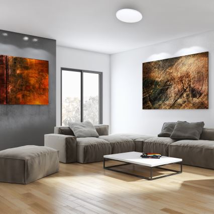 Iluminação de teto LED com regulação e controlo remoto SIENA LED/25W/230V