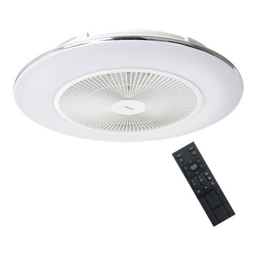 Iluminação de teto LED com regulação e ventoinha ARIA LED/38W/230V 3000-6000K branco + controlo remoto