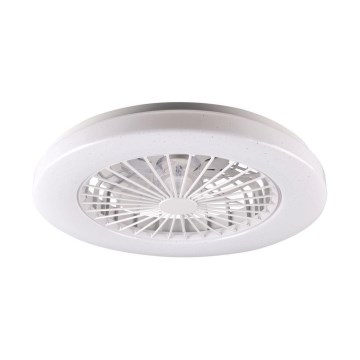 Iluminação de teto LED com regulação e ventoinha LIBYA LED/48W/230V 3000-6500K branco + comando