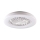 Iluminação de teto LED com regulação e ventoinha LIBYA LED/48W/230V 3000-6500K branco + comando