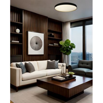 Iluminação de teto LED com regulação EBRO LED/36W/230V 2700-6500K diâmetro 50 cm + comando