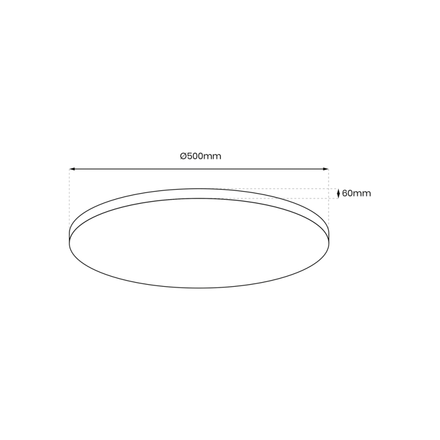 Iluminação de teto LED com regulação LAYLA LED/50W/230V 3000/4000/6000K dourado + controlo remoto