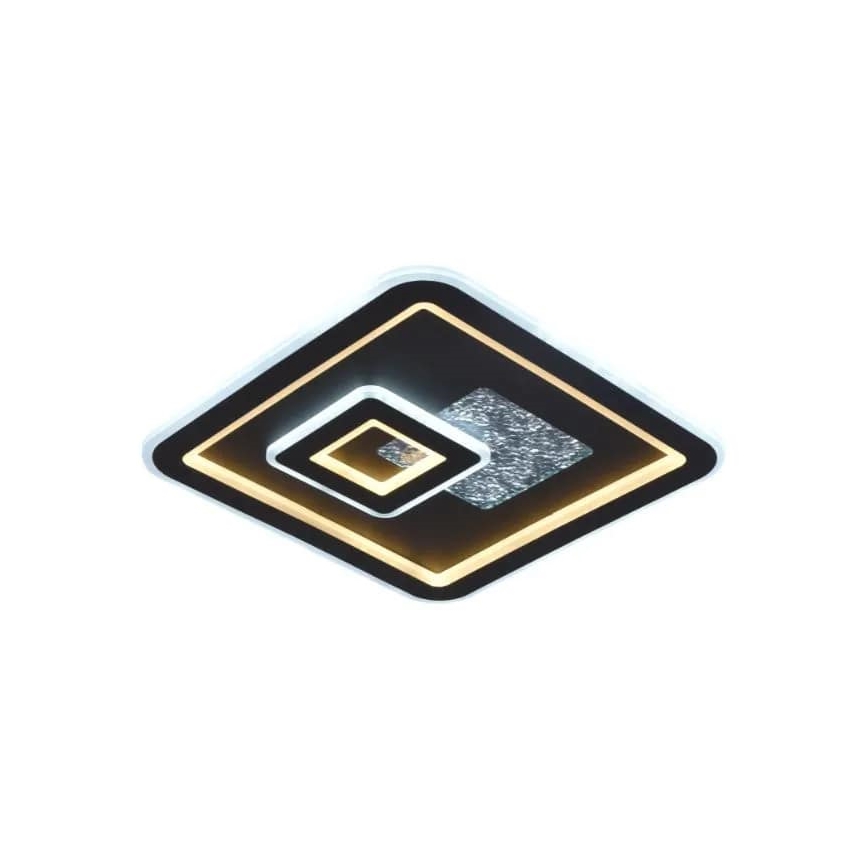 Iluminação de teto LED com regulação LED/110W/230V 3000-6500K preto + controlo remoto