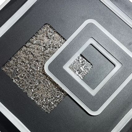 Iluminação de teto LED com regulação LED/110W/230V 3000-6500K preto + controlo remoto