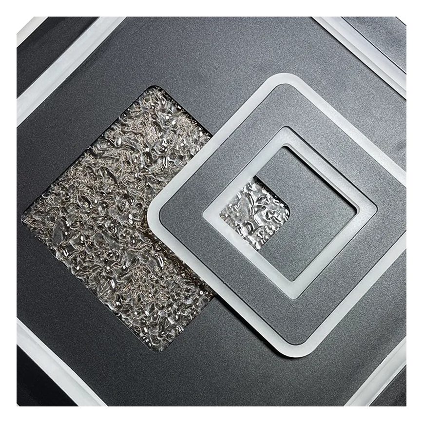 Iluminação de teto LED com regulação LED/110W/230V 3000-6500K preto + controlo remoto