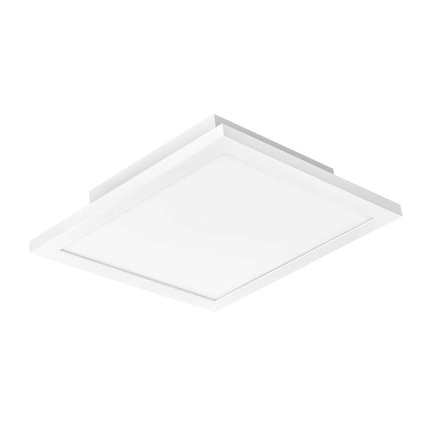 Iluminação de teto LED com regulação LED/20W/230V + controlo remoto quadrado 2700K-6000K