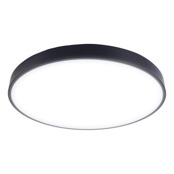 Iluminação de teto LED com regulação LED/30W/230V 3000-6500K diâmetro 30 cm preto + comando