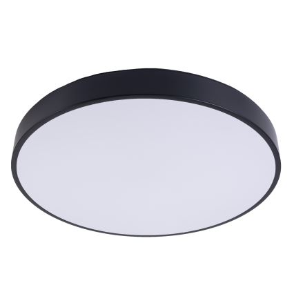 Iluminação de teto LED com regulação LED/30W/230V 3000-6500K diâmetro 30 cm preto + comando