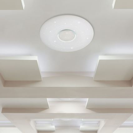 Iluminação de teto LED com regulação LED/40W/230V 3000/4000/6500K diâmetro 39 cm + comando