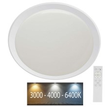 Iluminação de teto LED com regulação LED/40W/230V 3000K/4000K/6500K + controlo remoto