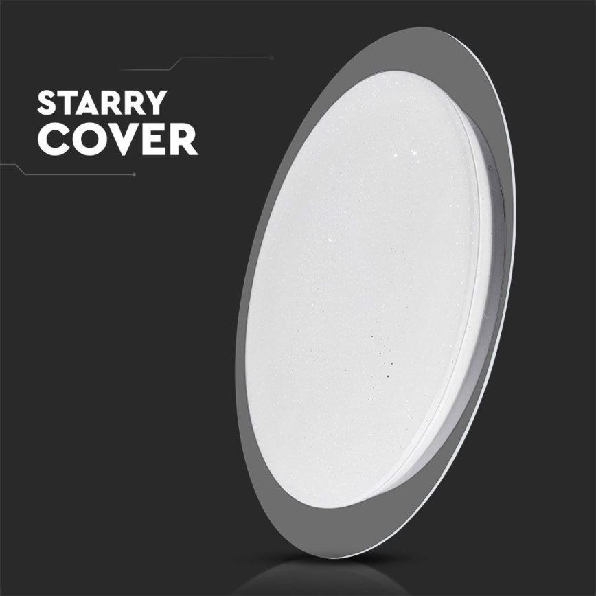 Iluminação de teto LED com regulação LED/40W/230V 3000K/4000K/6500K diâmetro 46,5 cm + comando