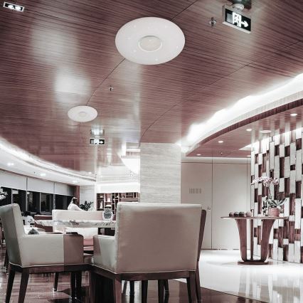 Iluminação de teto LED com regulação LED/40W/230V 3000K/4000K/6500K diâmetro 49 cm + comando