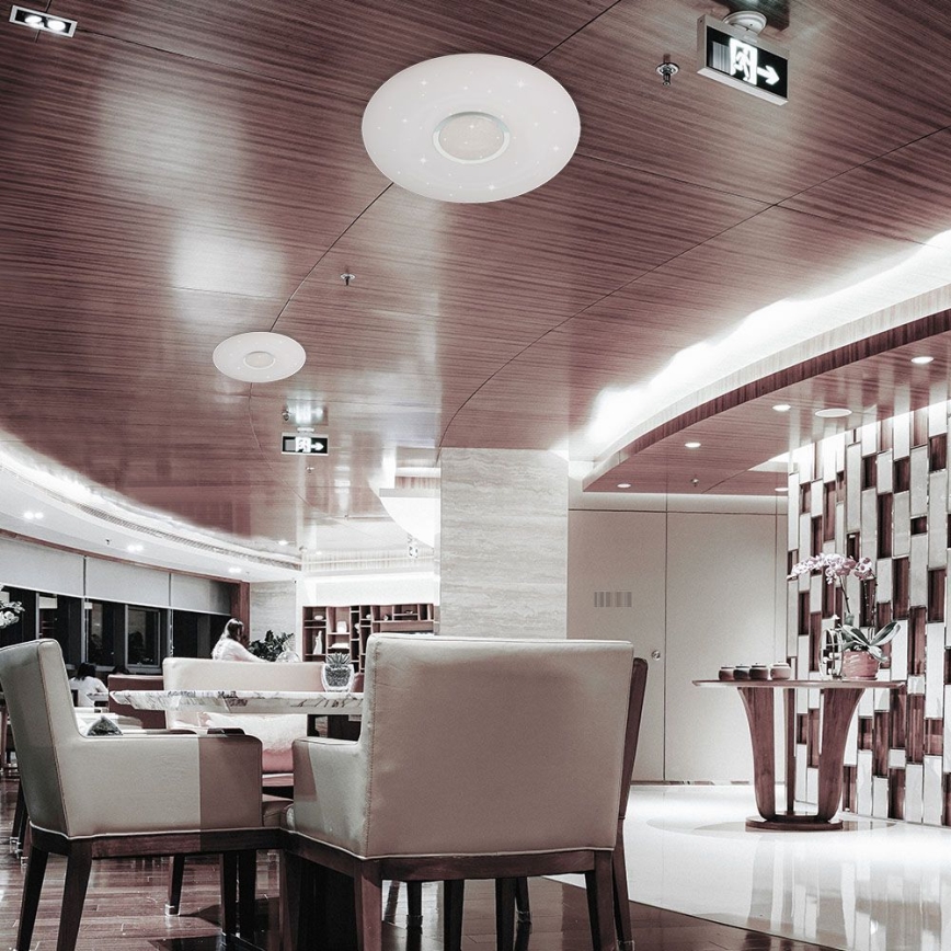 Iluminação de teto LED com regulação LED/40W/230V 3000K/4000K/6500K diâmetro 49 cm + comando