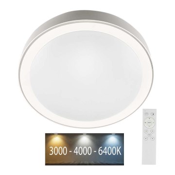Iluminação de teto LED com regulação LED/40W/230V 3000K/4000K/6500K diâmetro 51 cm + comando
