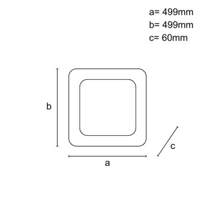Iluminação de teto LED com regulação LED/45W/230V 3000-6500K branco + comando