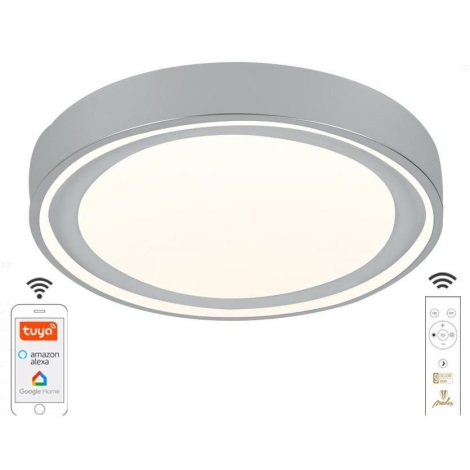 Iluminação de teto LED com regulação LED/48W/230V 2700-6500K Wi-Fi Tuya + controlo remoto