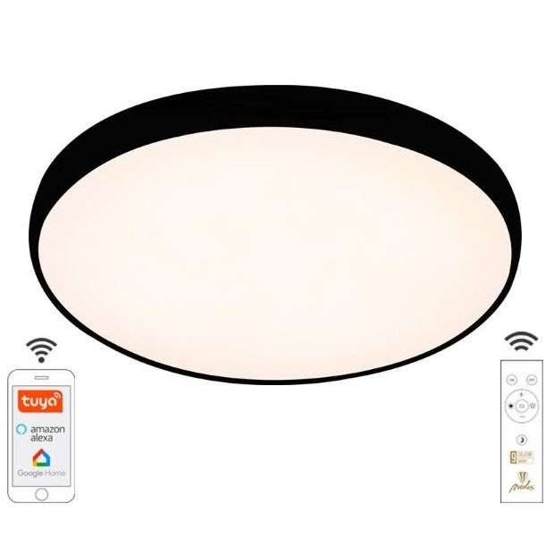 Iluminação de teto LED com regulação LED/48W/230V 2700-6500K Wi-Fi Tuya + controlo remoto
