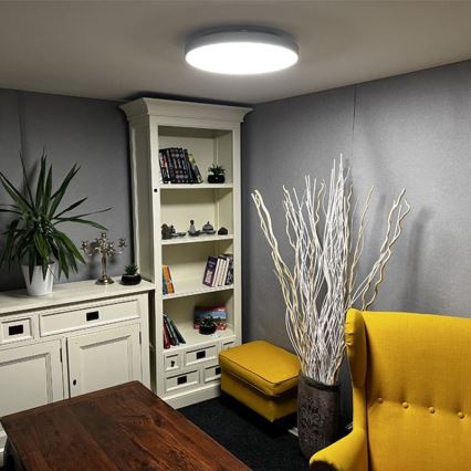 Iluminação de teto LED com regulação LED/48W/230V 2700-6500K Wi-Fi Tuya + controlo remoto