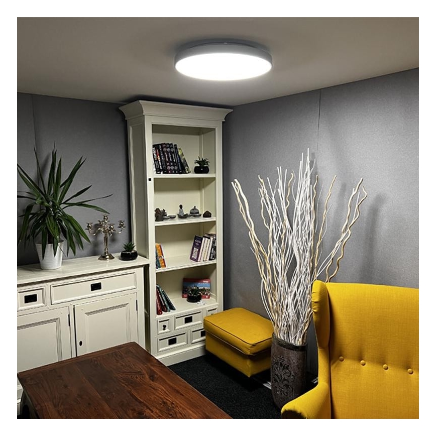 Iluminação de teto LED com regulação LED/48W/230V 2700-6500K Wi-Fi Tuya + controlo remoto