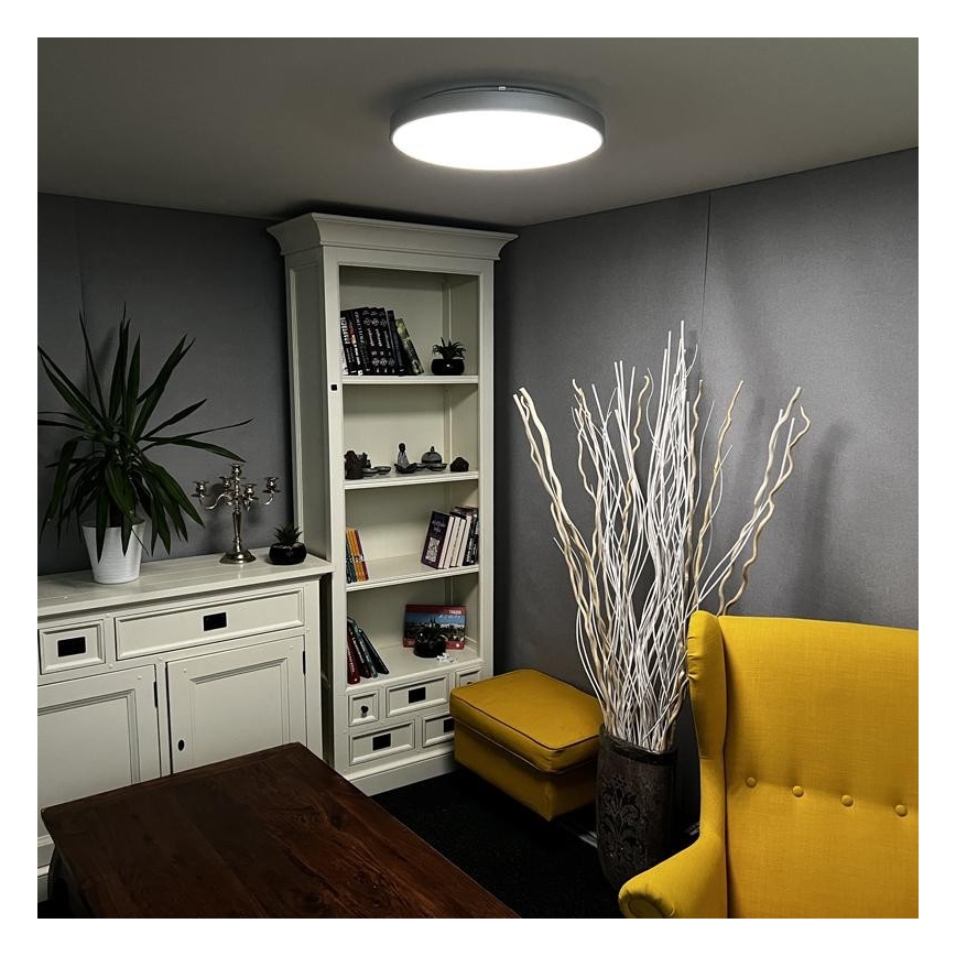 Iluminação de teto LED com regulação LED/48W/230V 2700-6500K Wi-Fi Tuya + controlo remoto