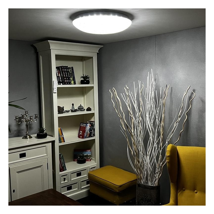 Iluminação de teto LED com regulação LED/48W/230V 2700-6500K Wi-Fi Tuya + controlo remoto