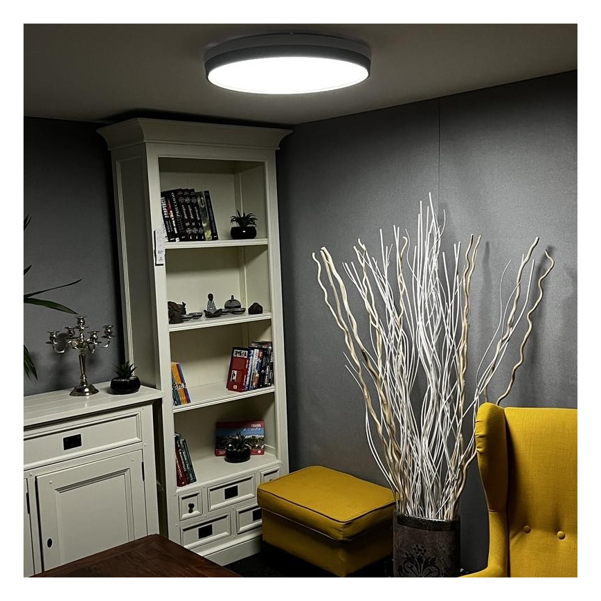 Iluminação de teto LED com regulação LED/48W/230V 2700-6500K Wi-Fi Tuya + controlo remoto