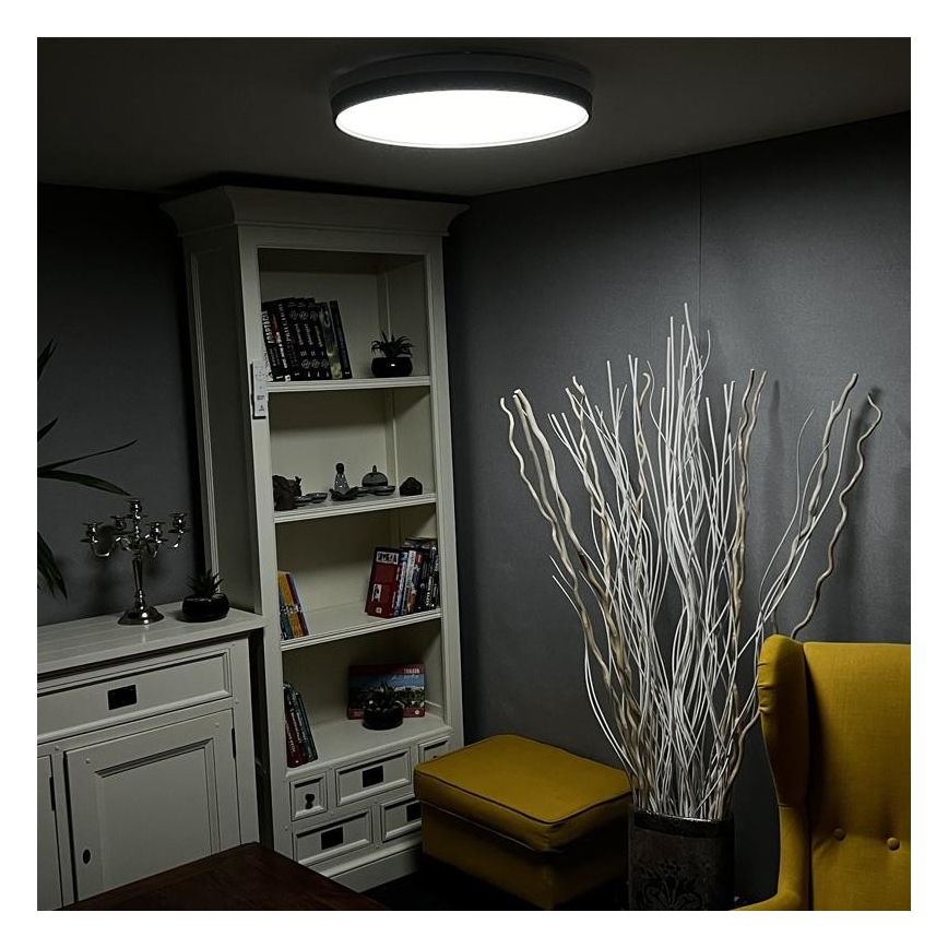 Iluminação de teto LED com regulação LED/48W/230V 2700-6500K Wi-Fi Tuya + controlo remoto