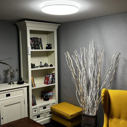 Iluminação de teto LED com regulação LED/48W/230V 2700-6500K Wi-Fi Tuya + controlo remoto