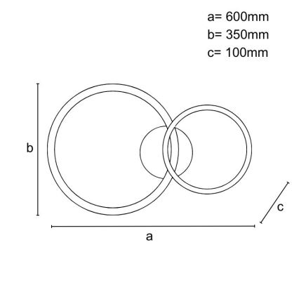 Iluminação de teto LED com regulação LED/48W/230V 3000-6500K + comando