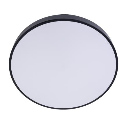 Iluminação de teto LED com regulação LED/50W/230V 3000-6500K diâmetro 50 cm preto + comando