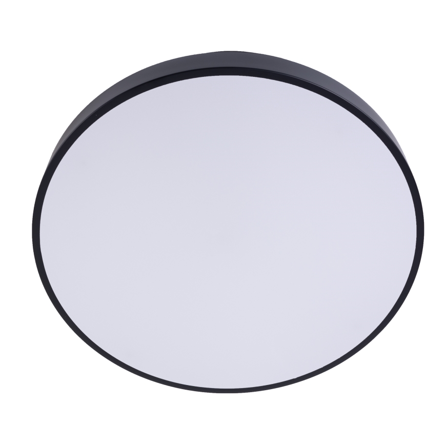 Iluminação de teto LED com regulação LED/50W/230V 3000-6500K diâmetro 50 cm preto + comando