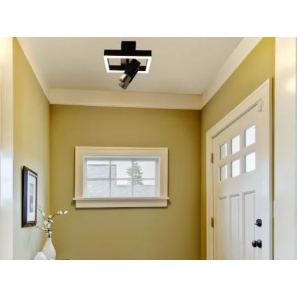 Iluminação de teto LED com regulação LED/50W/230V 3000-6500K preto + comando