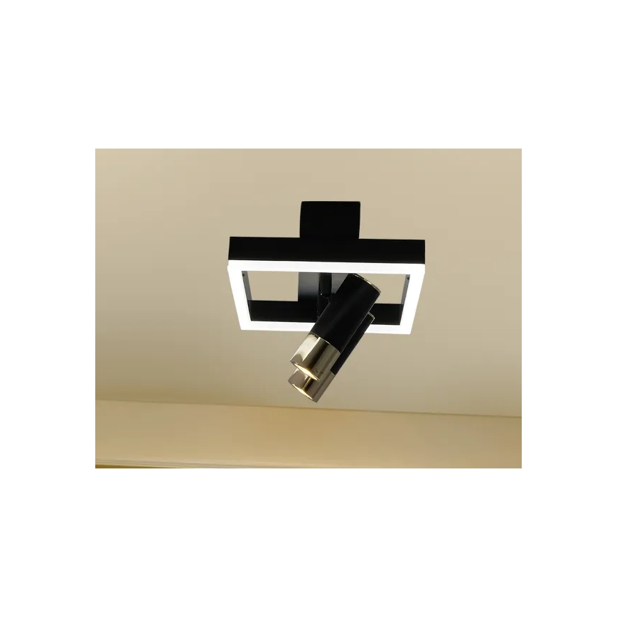 Iluminação de teto LED com regulação LED/50W/230V 3000-6500K preto + comando