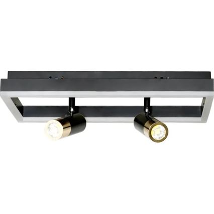 Iluminação de teto LED com regulação LED/50W/230V 3000-6500K preto + comando