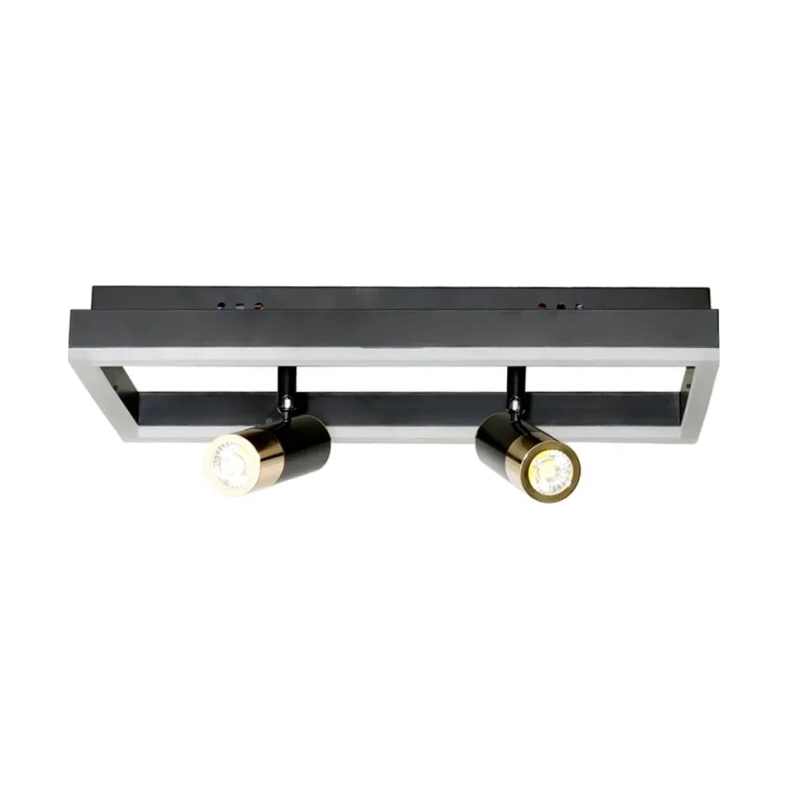 Iluminação de teto LED com regulação LED/50W/230V 3000-6500K preto + comando