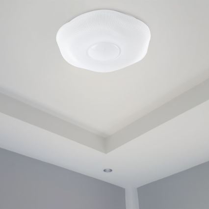 Iluminação de teto LED com regulação LED/60W/230V 3000-6500K 50 cm branco + comando