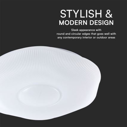 Iluminação de teto LED com regulação LED/60W/230V 3000-6500K 50 cm branco + comando