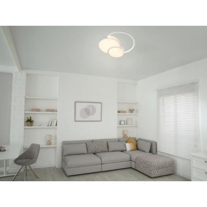 Iluminação de teto LED com regulação LED/60W/230V 3000-6500K branco + comando