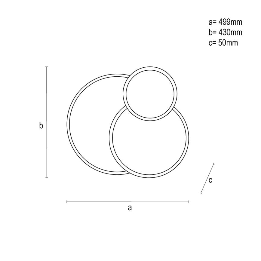 Iluminação de teto LED com regulação LED/60W/230V 3000-6500K branco + comando